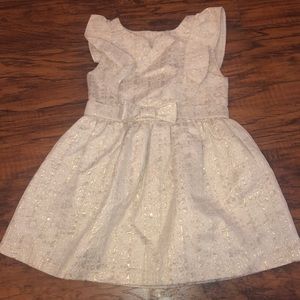 Toddler gold dress
